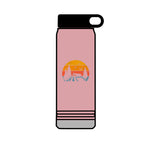 32oz Water Bottle Camping Sunset Scene