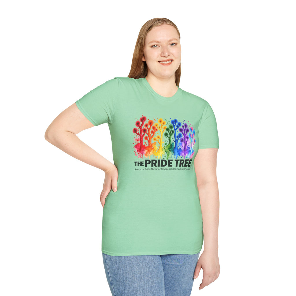 Pride Tree Las Vegas T-Shirt - Black Text