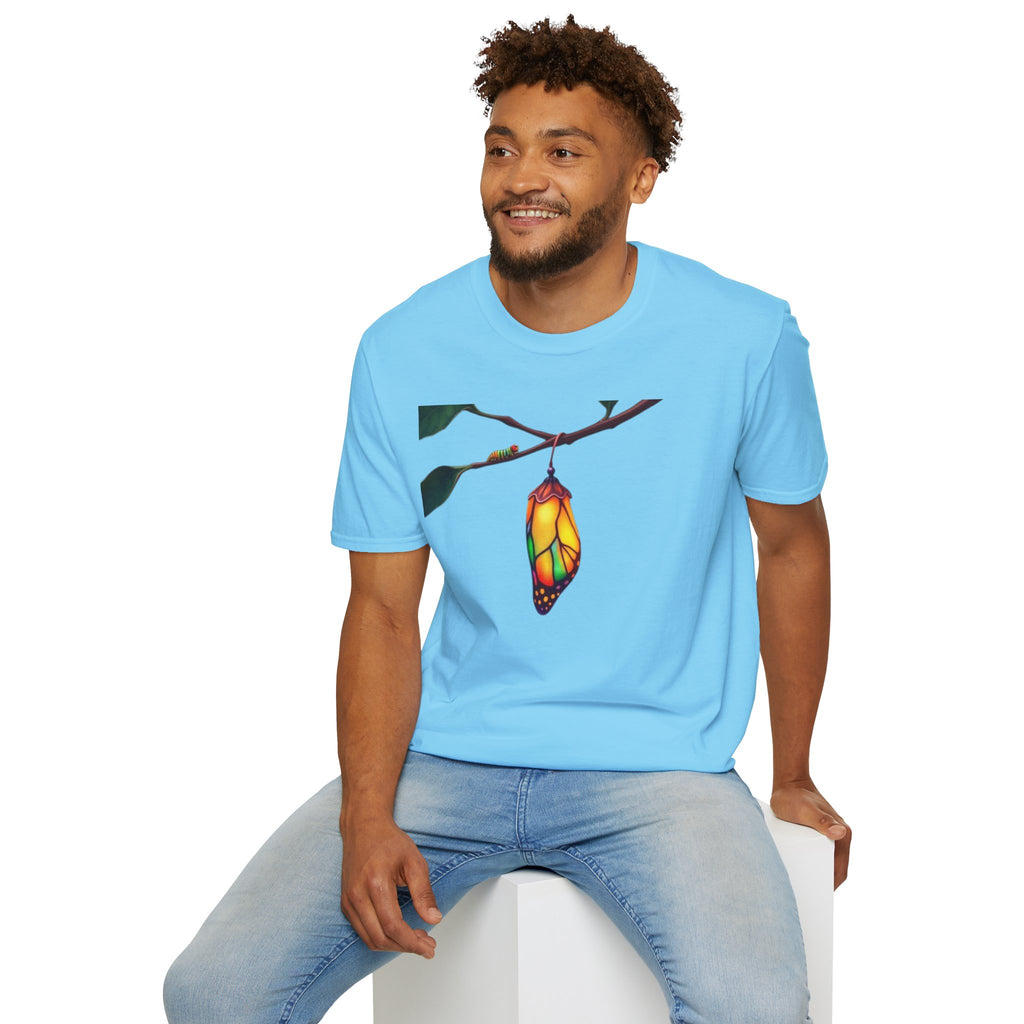 Rainbow Butterfly Cocoon Pride T-Shirt