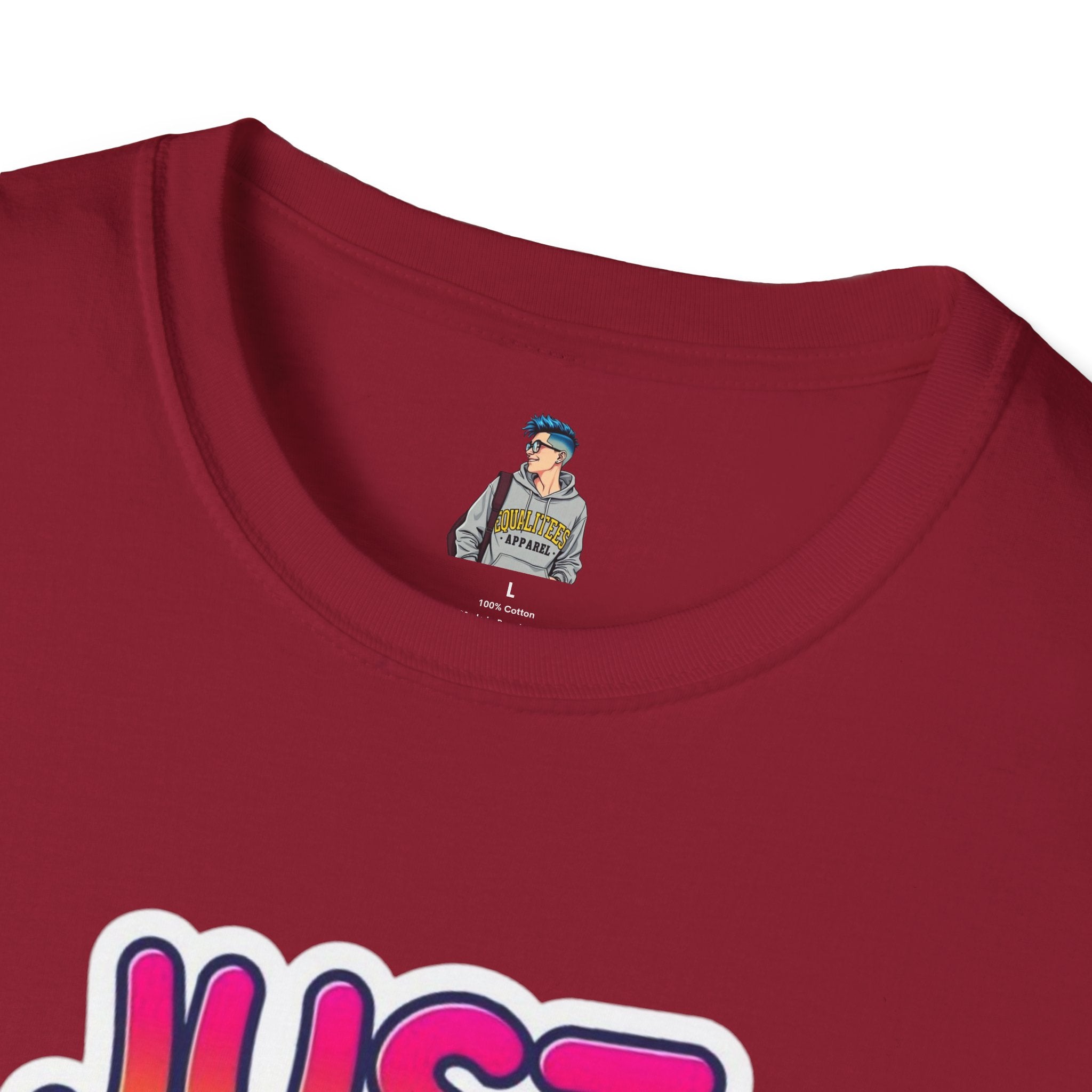 Just Love Unisex Softstyle T-Shirt | Perfect for Pride, Anniversaries, and Everyday Wear