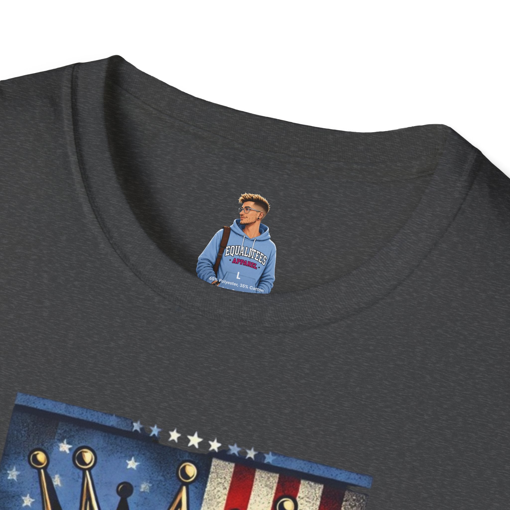 No Kings in America-Democracy Matters  Unisex Softstyle T-Shirt