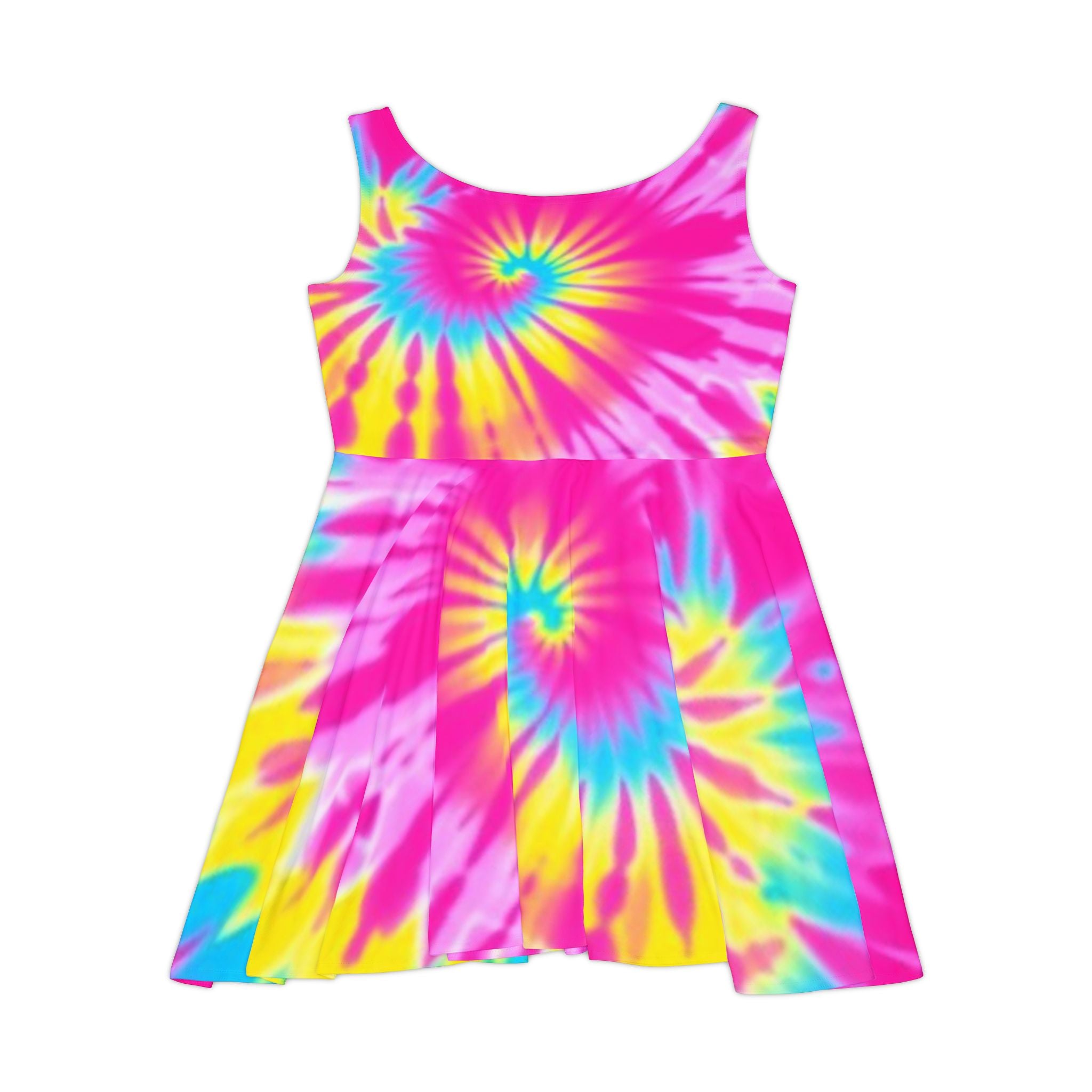 Copy of Tie-Dye Skater Dress - Perfect for Summer Outings & Festivals