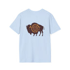 Buffalo Spiral Design Unisex Softstyle T-shirt
