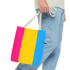 Pansexual Pride Flag Tote Bag