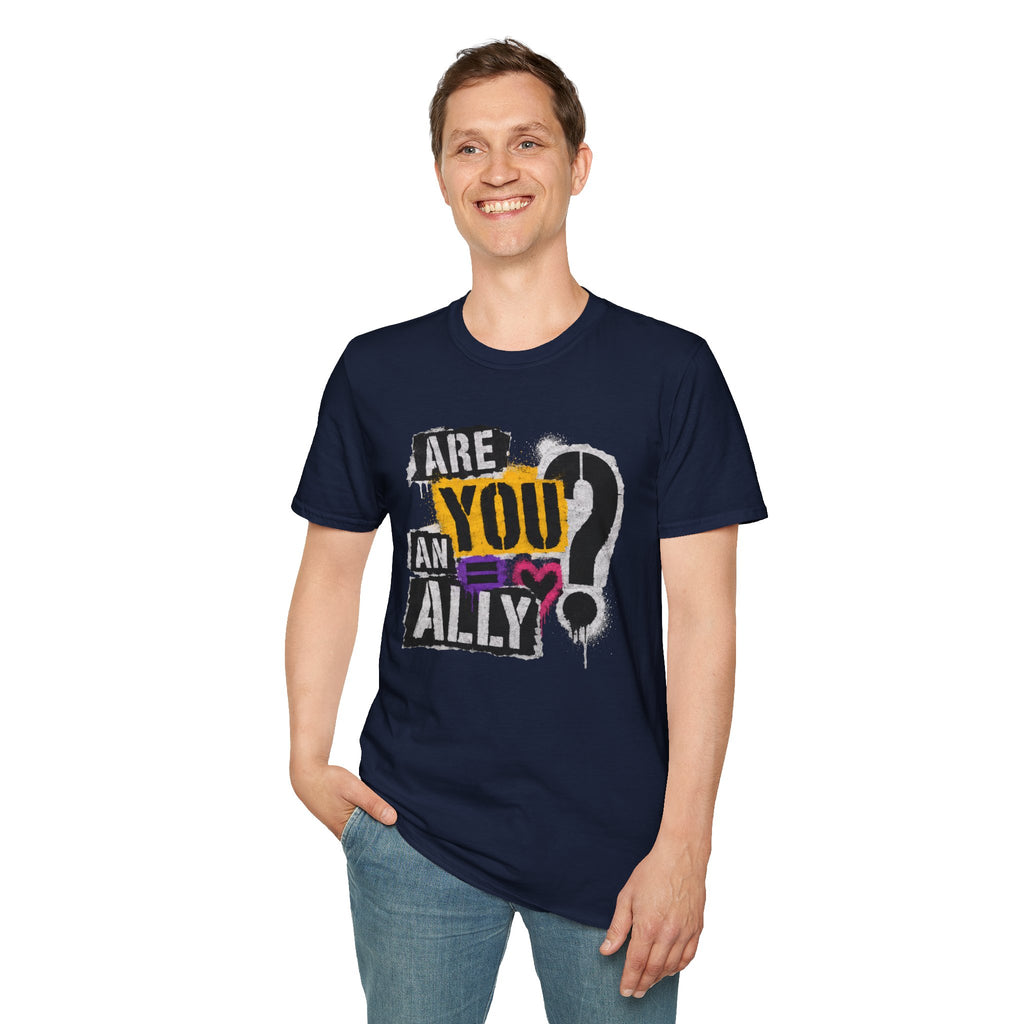 Are You An Ally? Graphic T‑Shirt — Pride & Allyship Tee