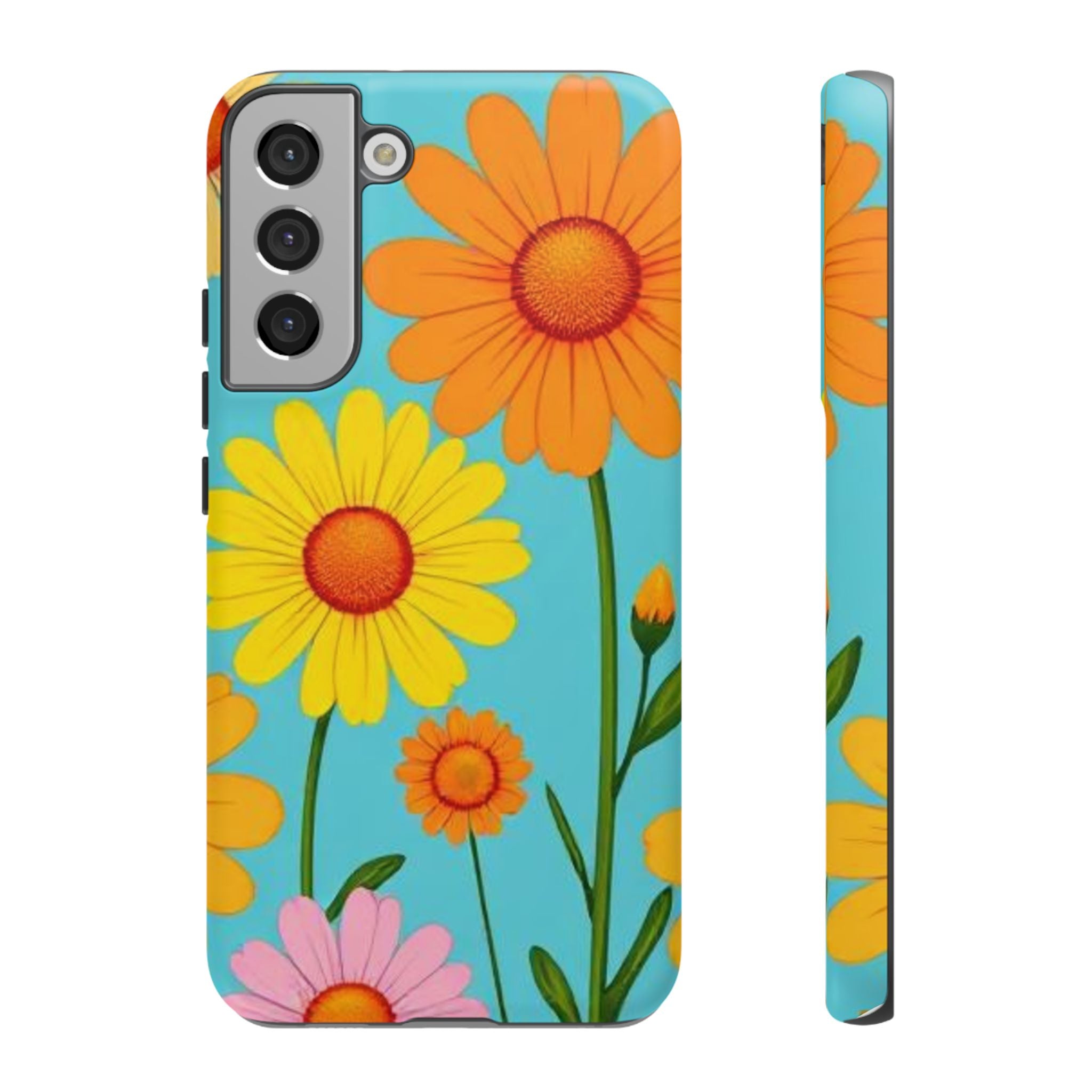Floral Daisy Tough Case for Android