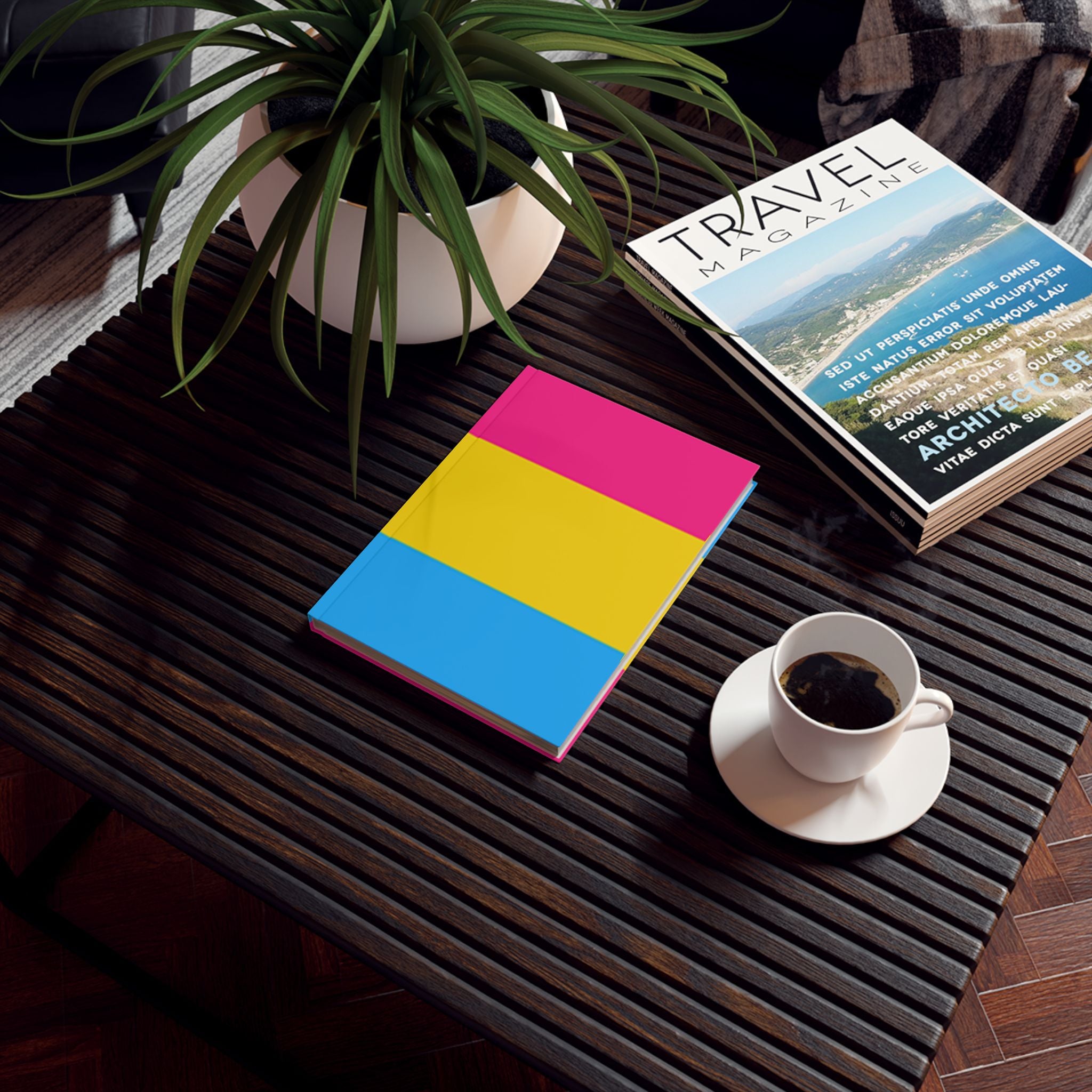 Pansexual Pride Hard Backed Journal - Perfect for Gifts, Journaling, and Celebrations