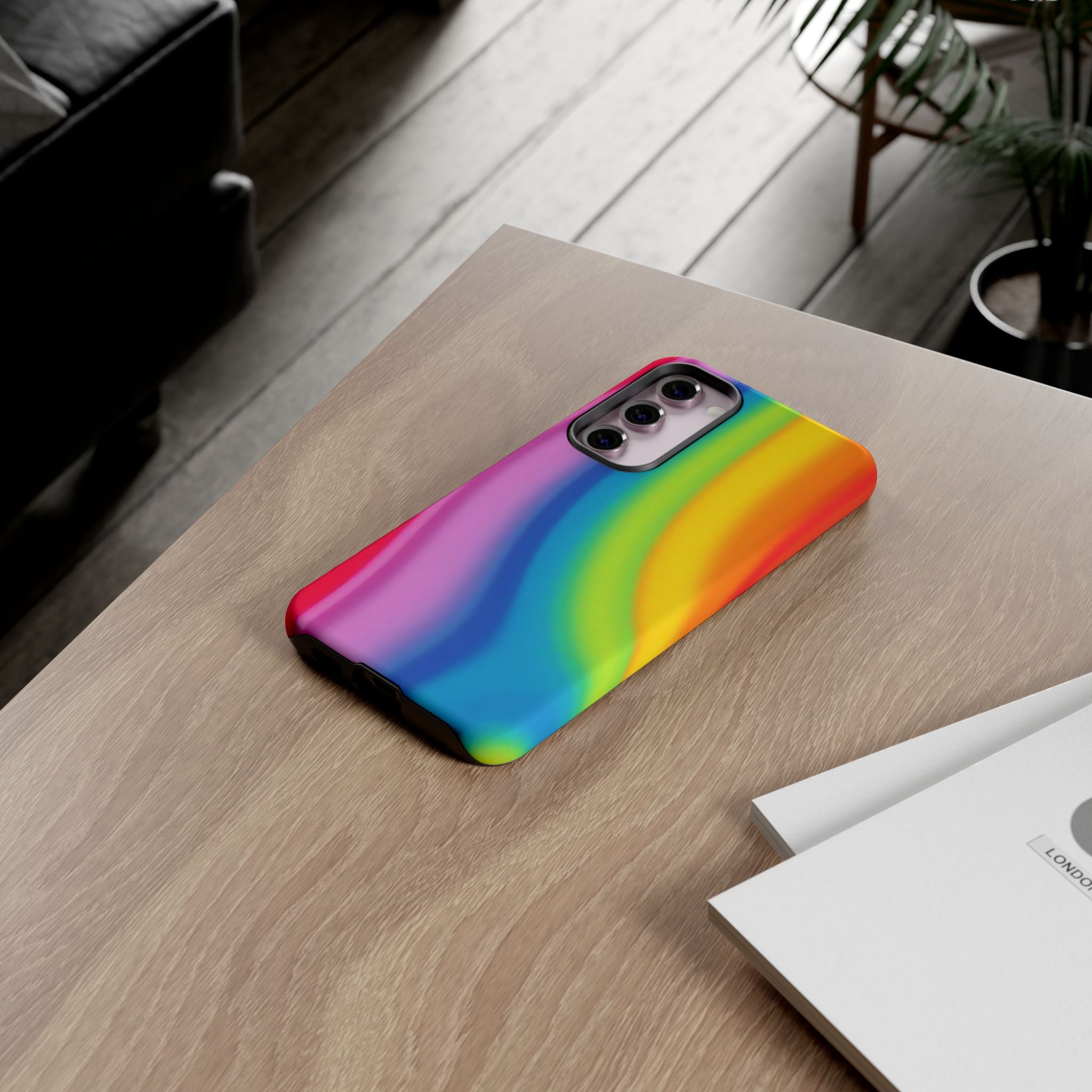 Rainbow Swirl Tough Case for Android
