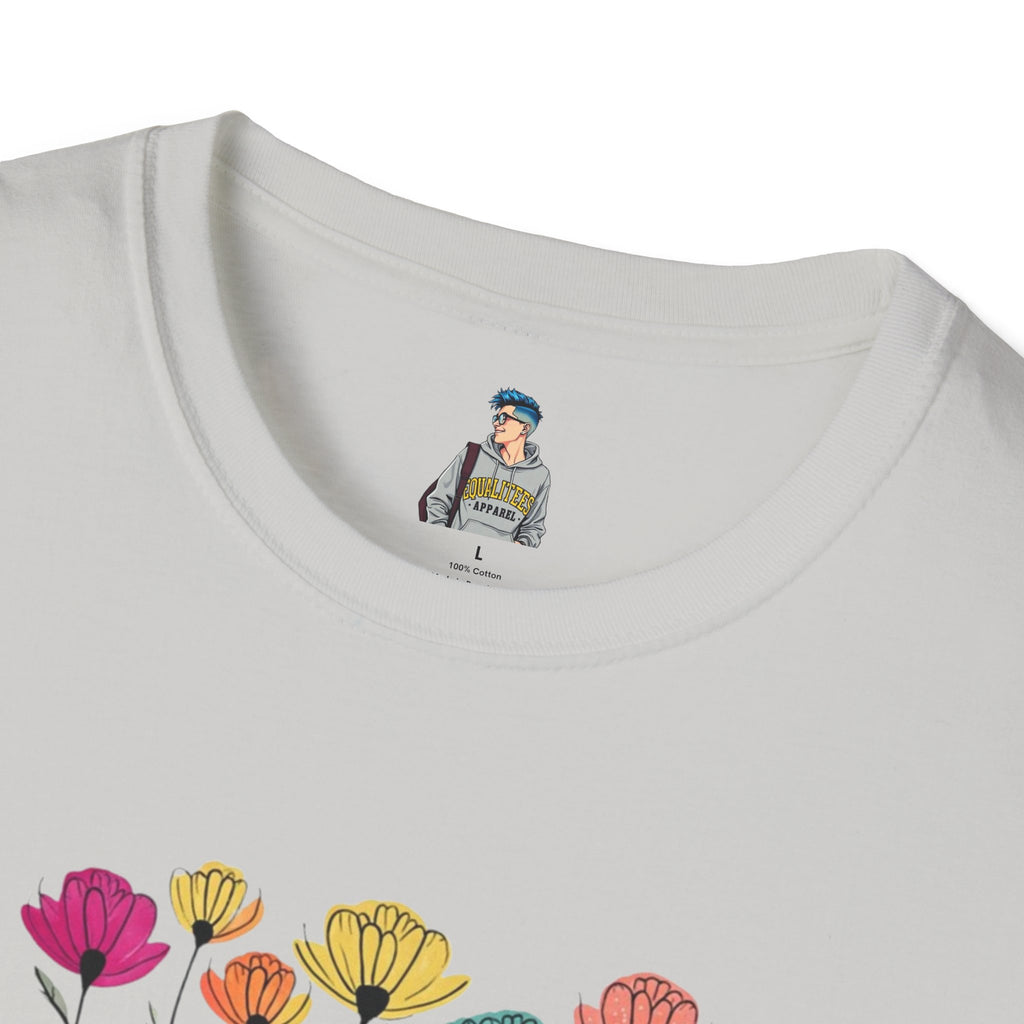 Floral 'Momma' Unisex Softstyle T-Shirt - Perfect for Mother's Day & Everyday Wear