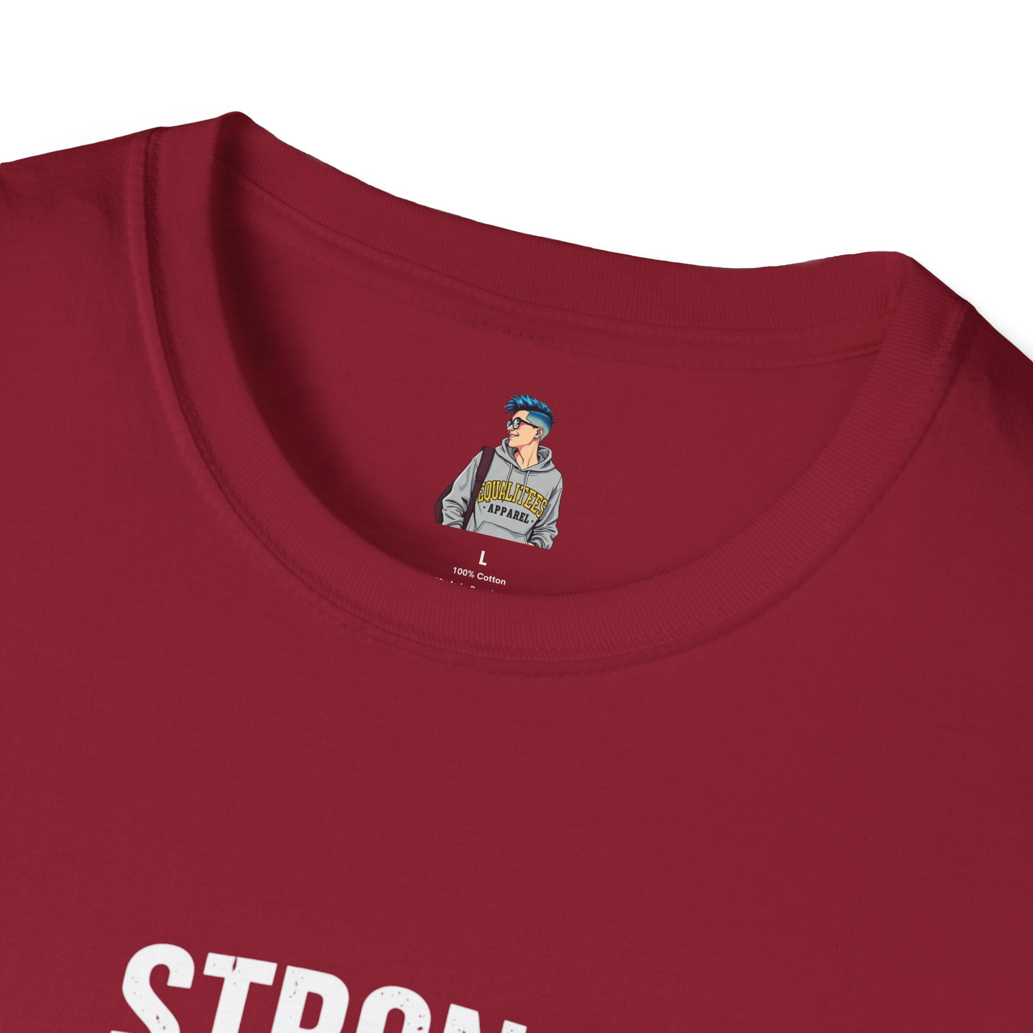 Strong Men Respect Women Statement Tee Unisex Softstyle T-Shirt