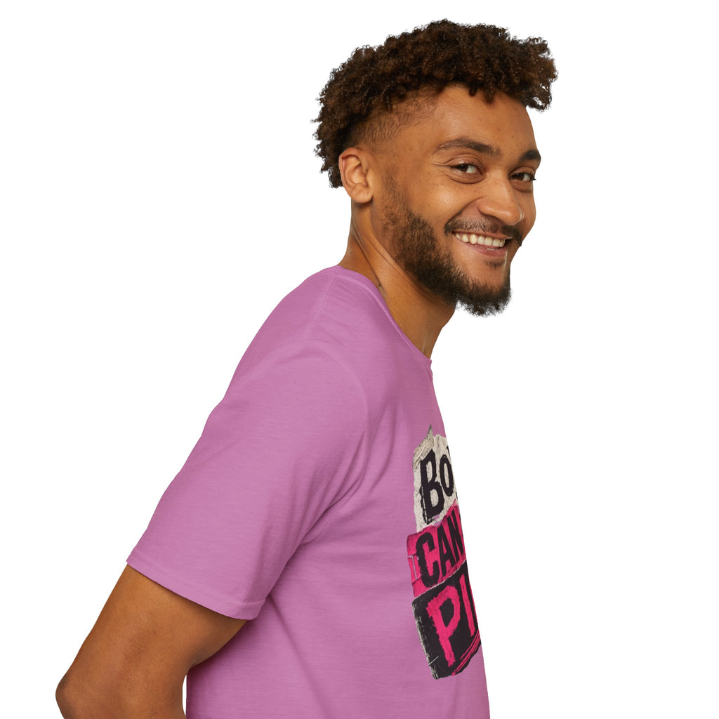 Boys Can Wear Pink T-Shirt — Bold Retro Feminist Graphic Tee
