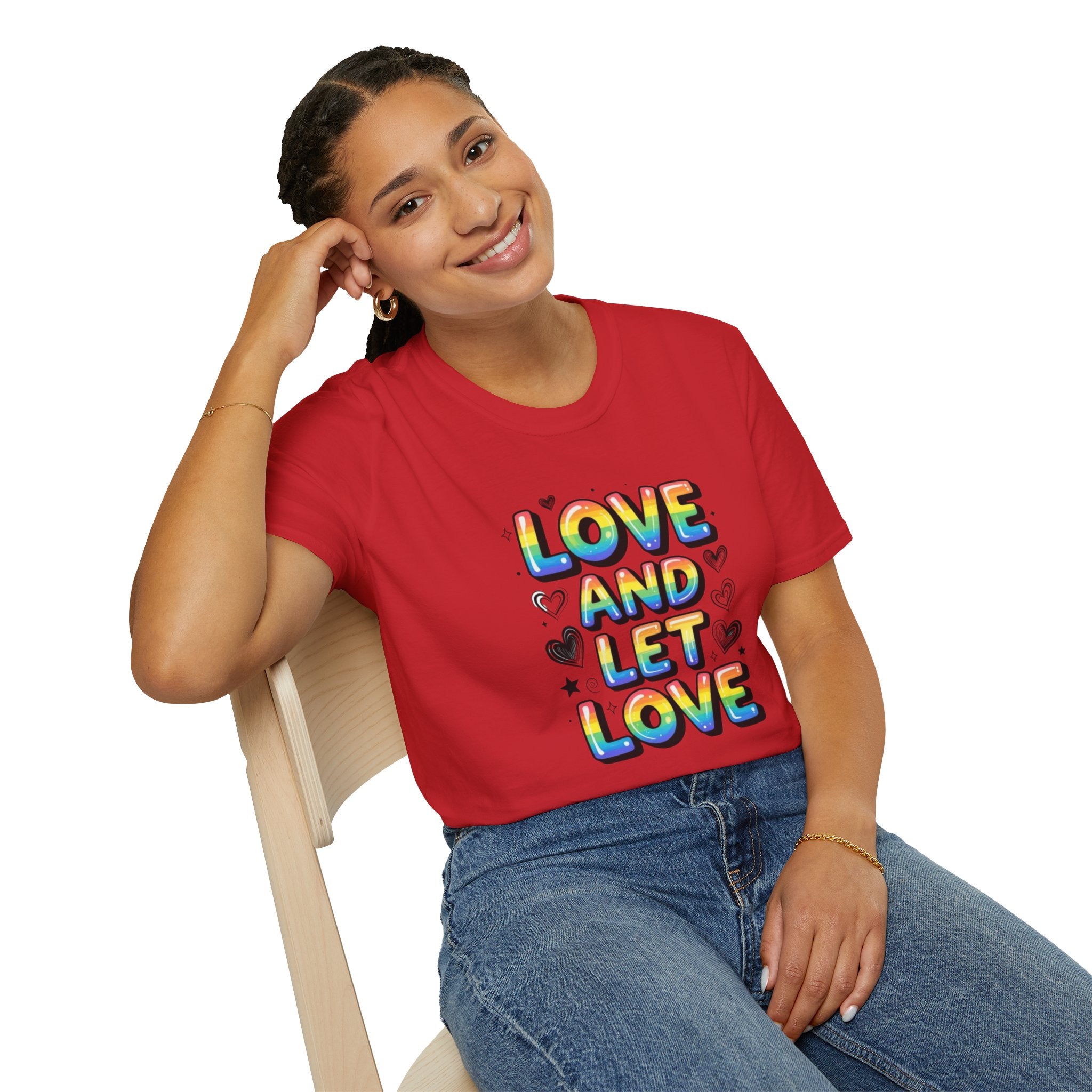 Love and Let Love T-Shirt —  Queer Pride Inspirational Tee