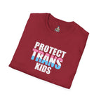 Unisex Softstyle T-Shirt - PROTECT TRANS KIDS