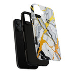 Beautiful Marble and Gold Design Tough Cases For Android & iPhone
