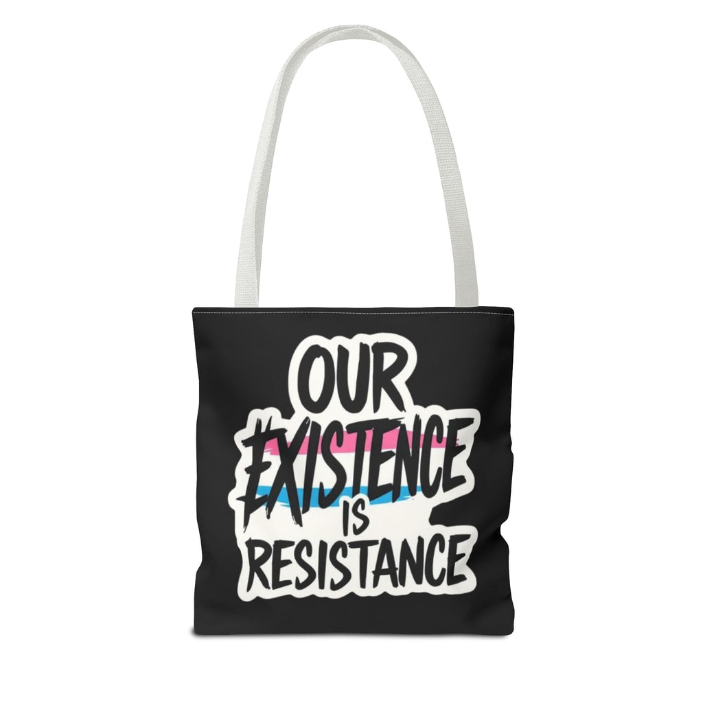 Our Existence Is Resistance Trans Protest Tote Bag
