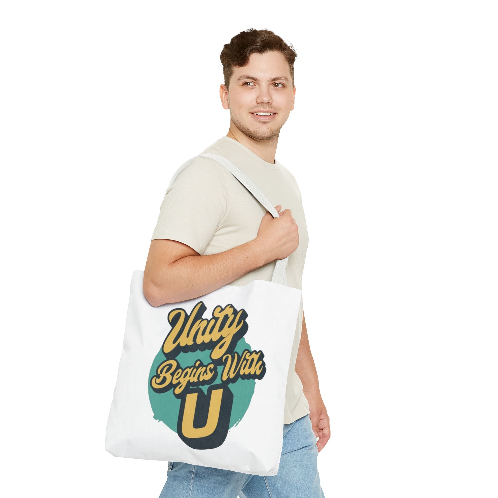 Unity Begins With U Design Tote Bag