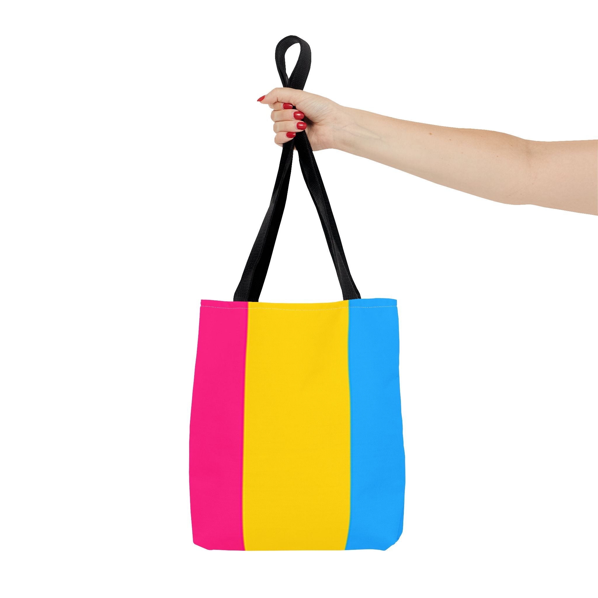 Pansexual Pride Flag Tote Bag