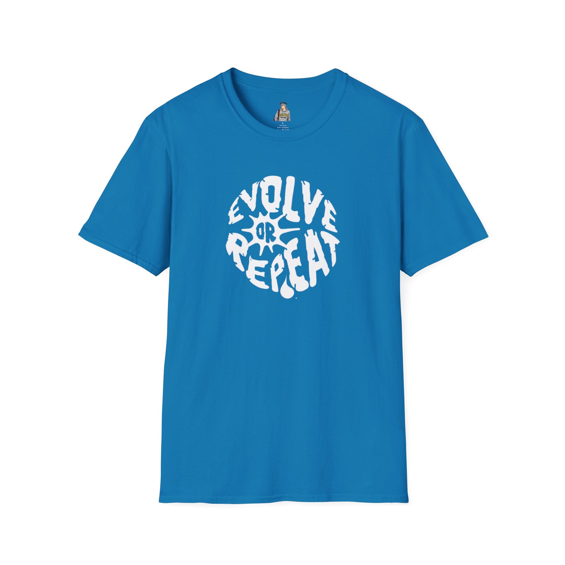 Evolve or Repeat Unisex Softstyle T-Shirt - Modern Inspirational Tee