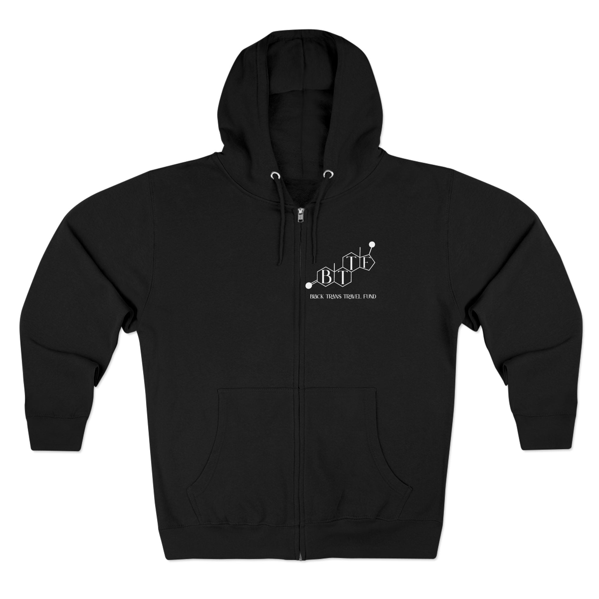 BTTF - Black Trans Travel Fund Unisex Zip-Up Hoodie