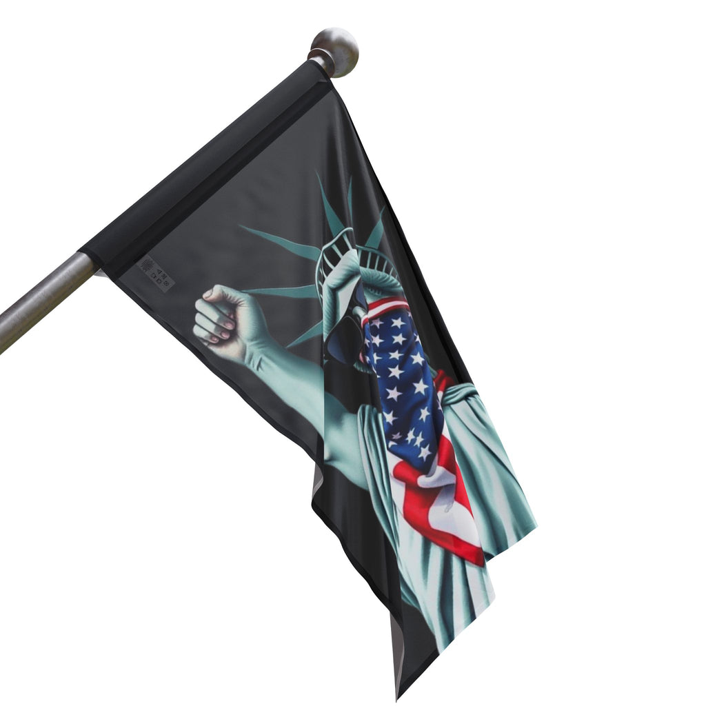 Resist With Lady Liberty Flag Design