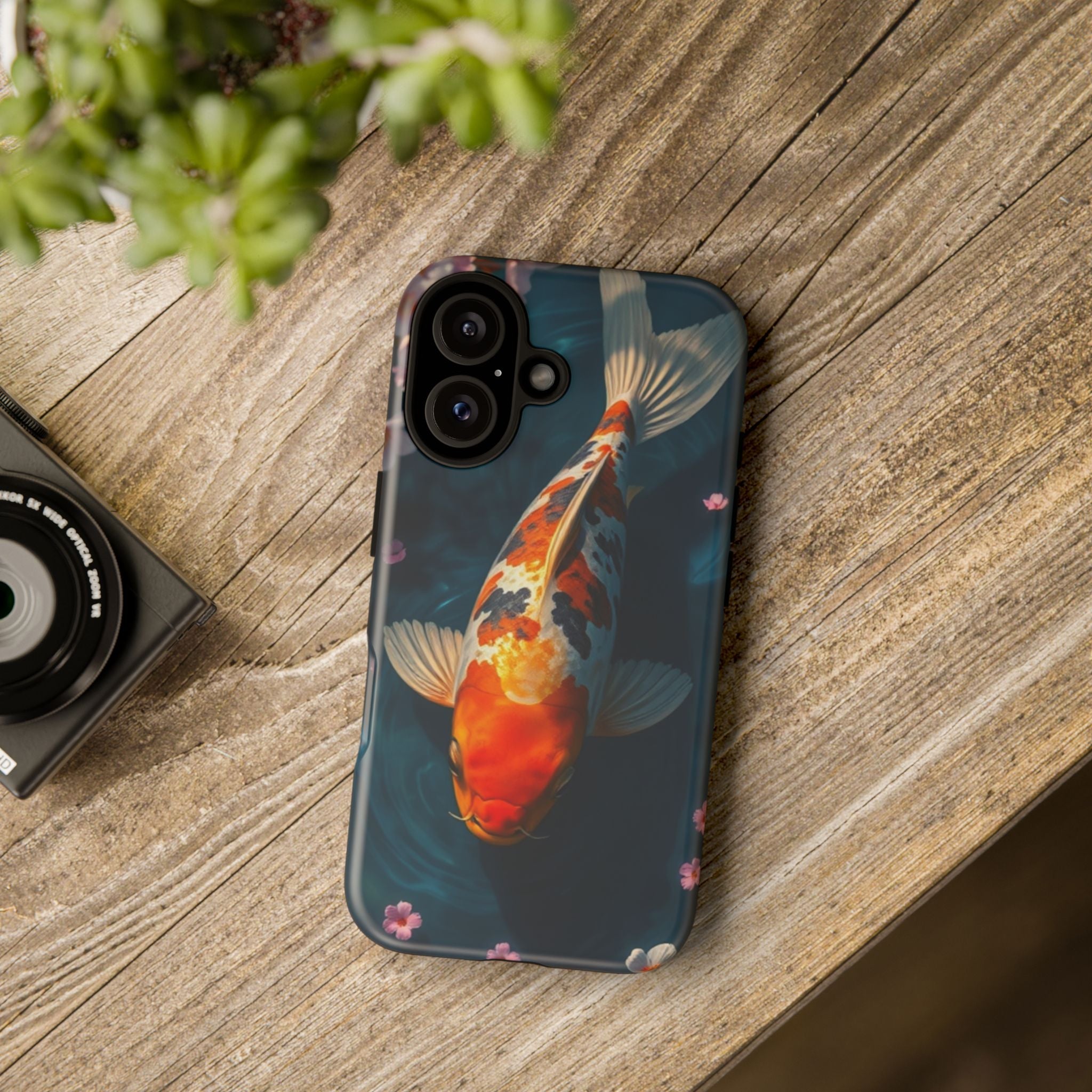 Peaceful Koi Cherry Blossom Tough Cases For Android & iPhone