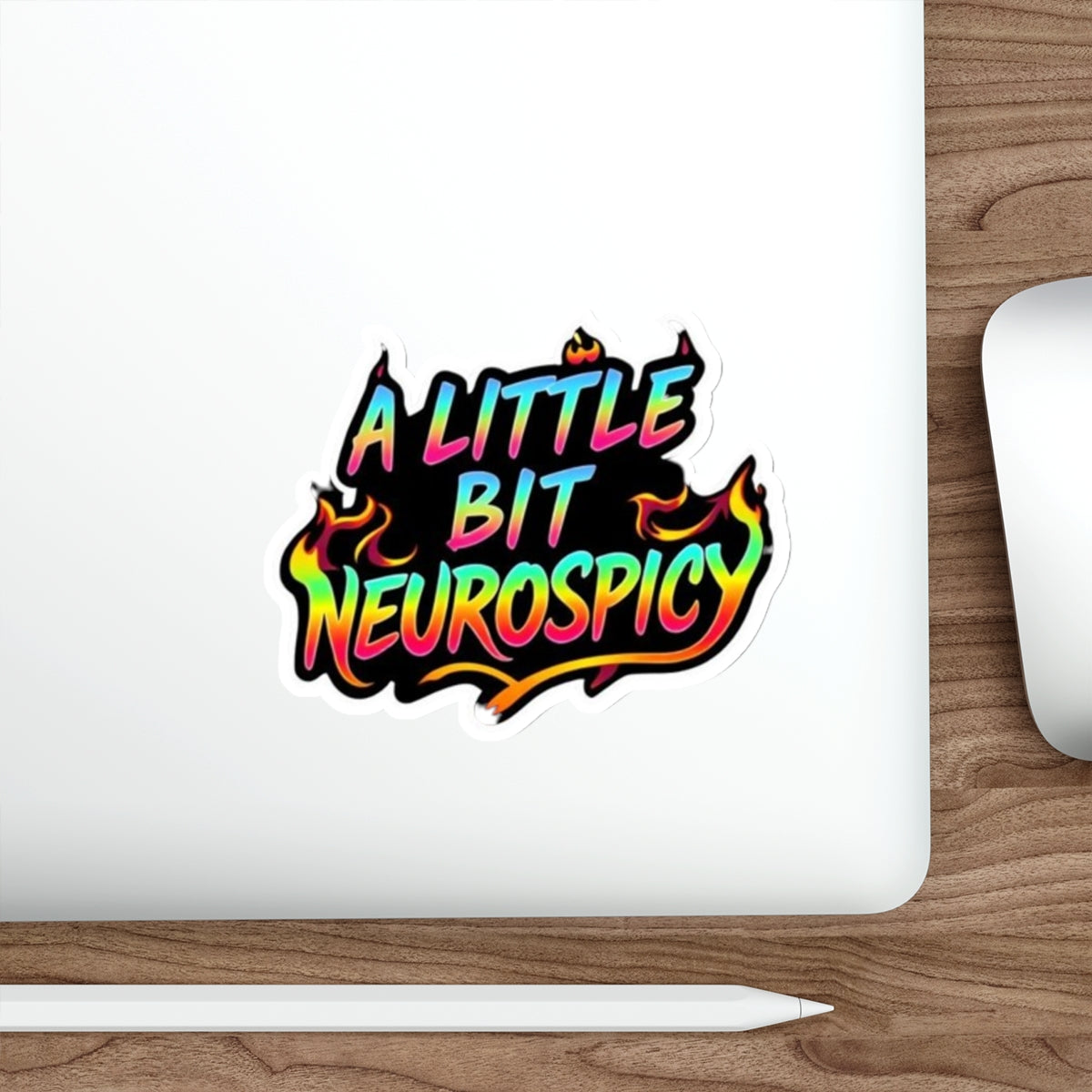 Die-Cut Stickers - A LITTLE BIT NEUROSPICY