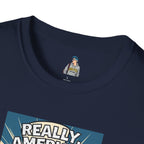 Uncle Sam in disbelief Really, America? Unisex softstyle T-Shirt