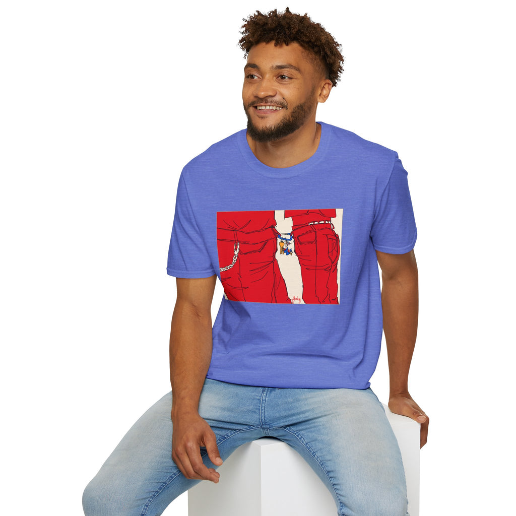 Red Jeans by Audrey Pride Tree Las Vegas T-Shirt