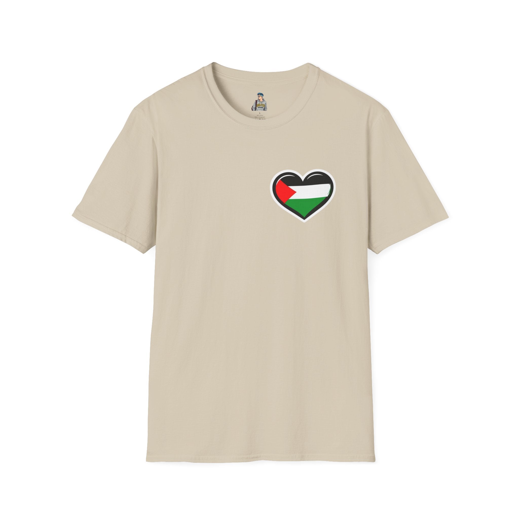 Unisex Softstyle T-Shirt: Stand with Gaza & We Are All Palestine Graphic Tee