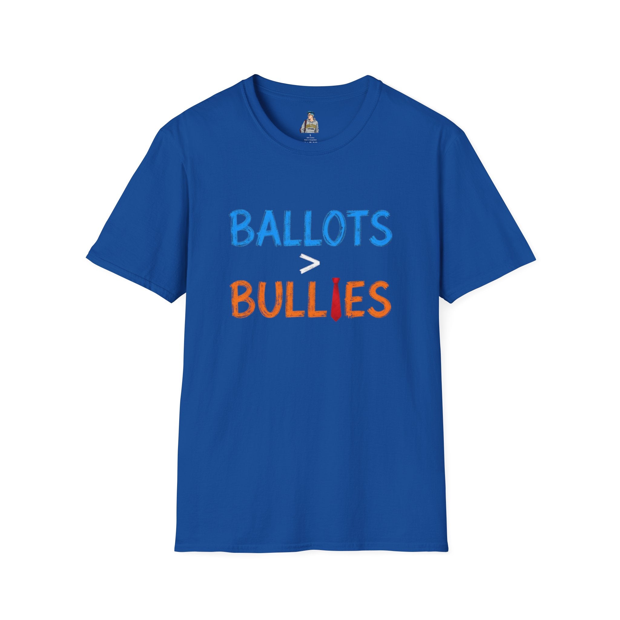Ballots > Bullies T-Shirt — "I Will Not Be Intimidated" Voter Rights Tee