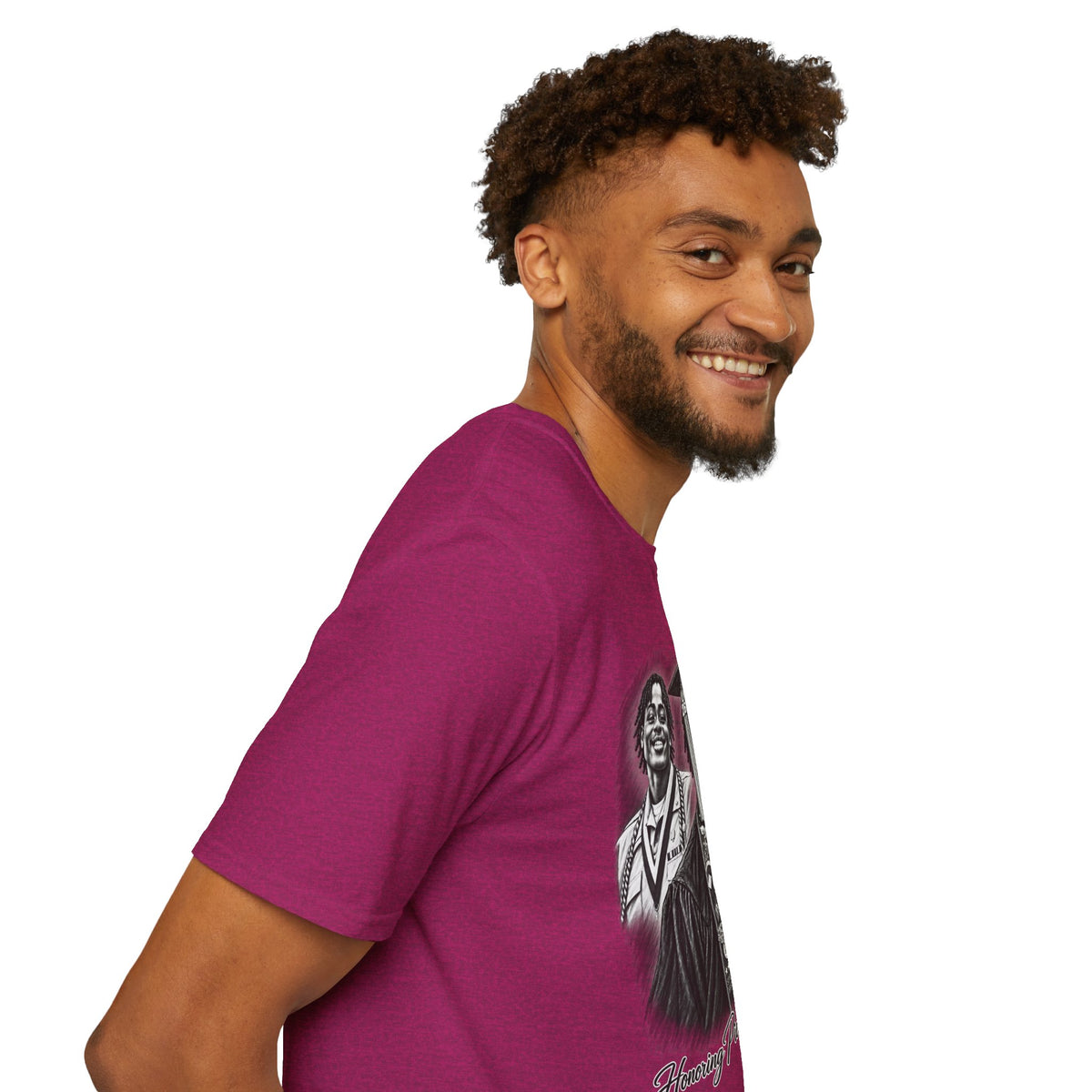 Double Portrait Front - In Memory of Pierre Damas Bel T-Shirt