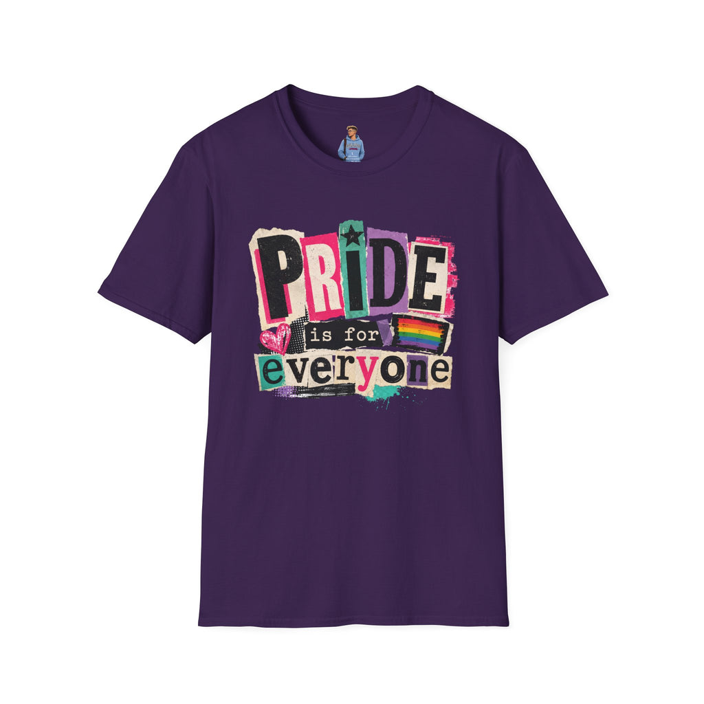 Pride Is for Everyone T-Shirt — Colorful LGBTQ+ Ally Tee