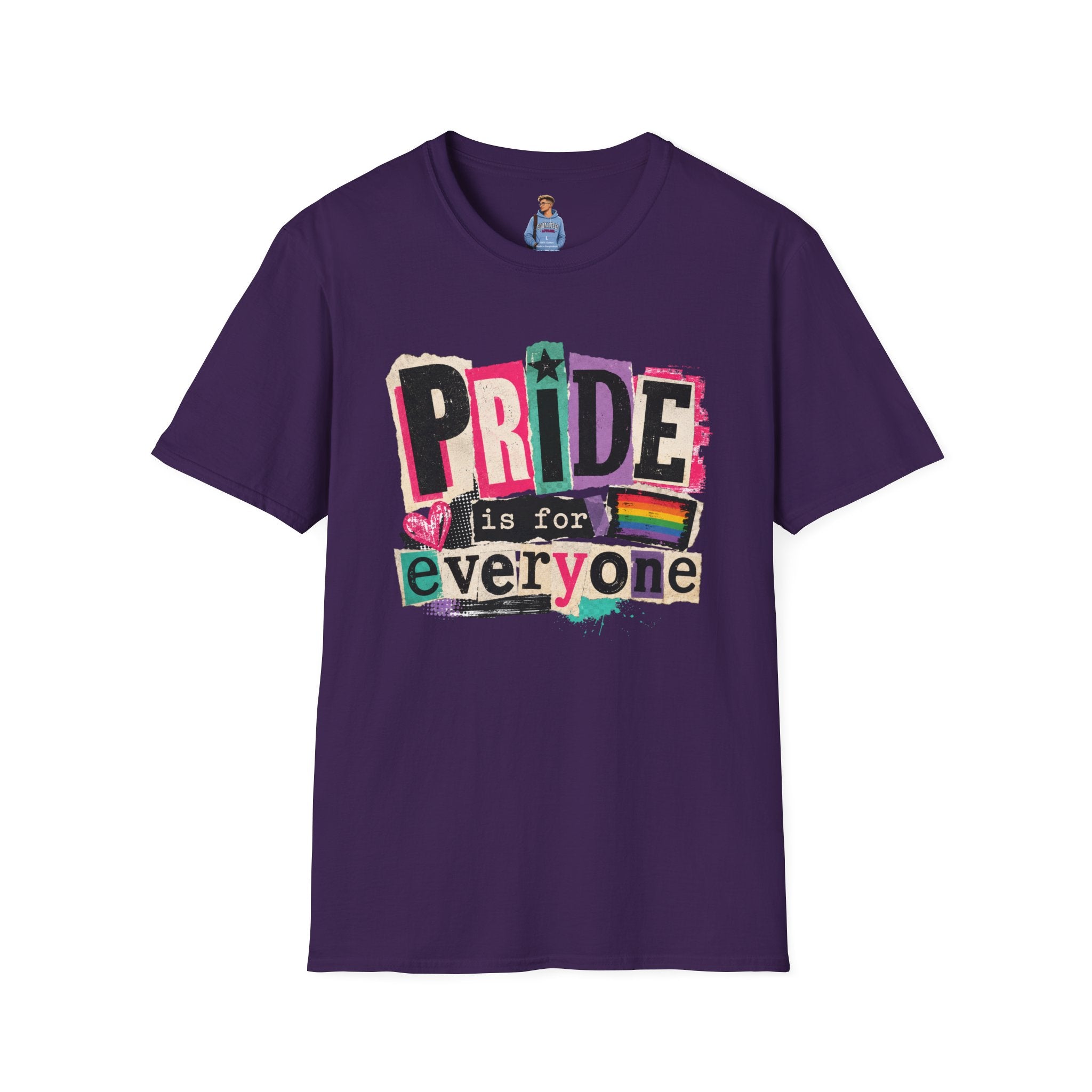 Pride Is for Everyone T-Shirt — Colorful LGBTQ+ Ally Tee