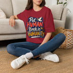 Put Human Back in Humanity T-Shirt — Inspirational Peace Dove Tee