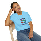 Queer People Belong Everywhere t-shirt
