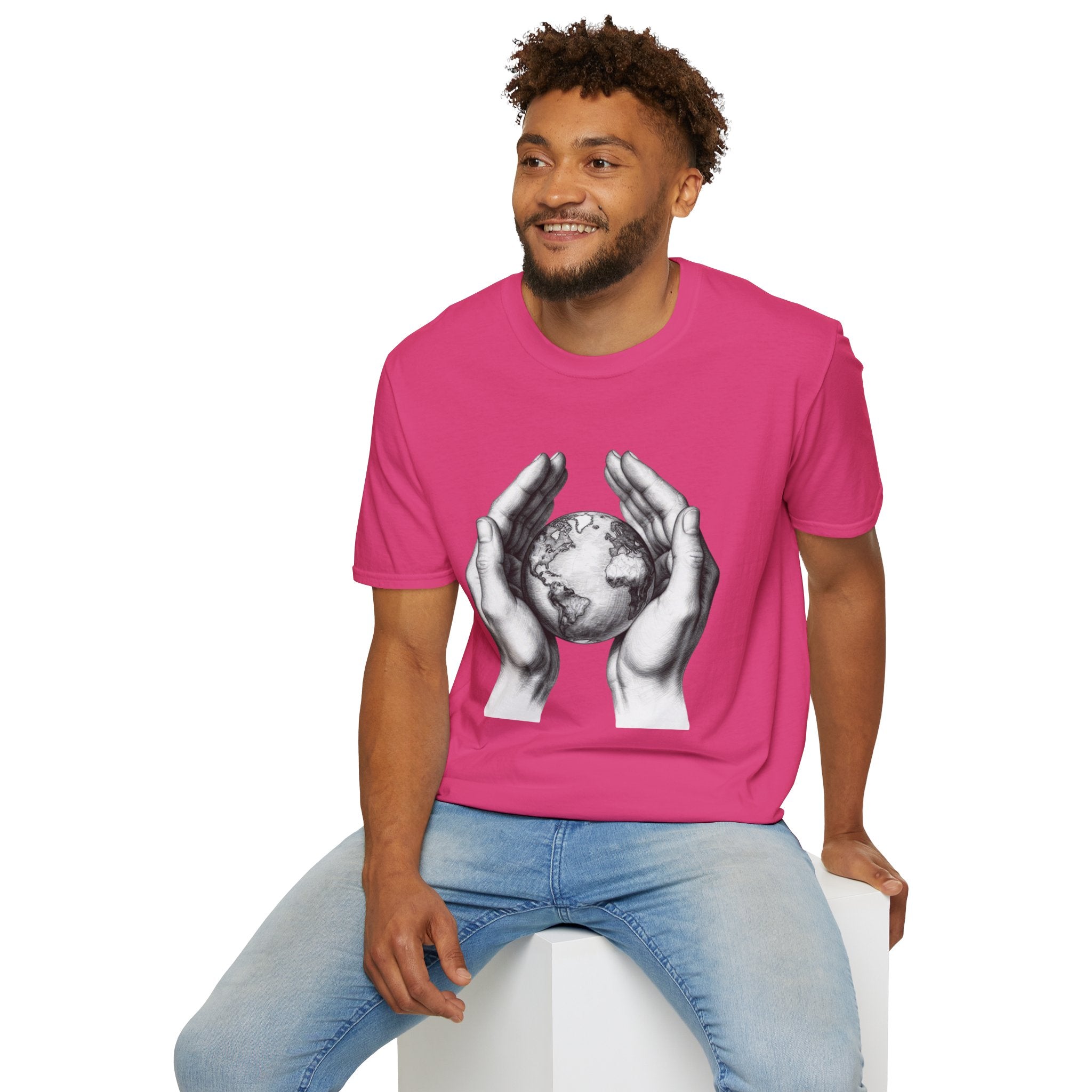 Earth in Your Hands T-Shirt — Protect the Planet Graphic Tee