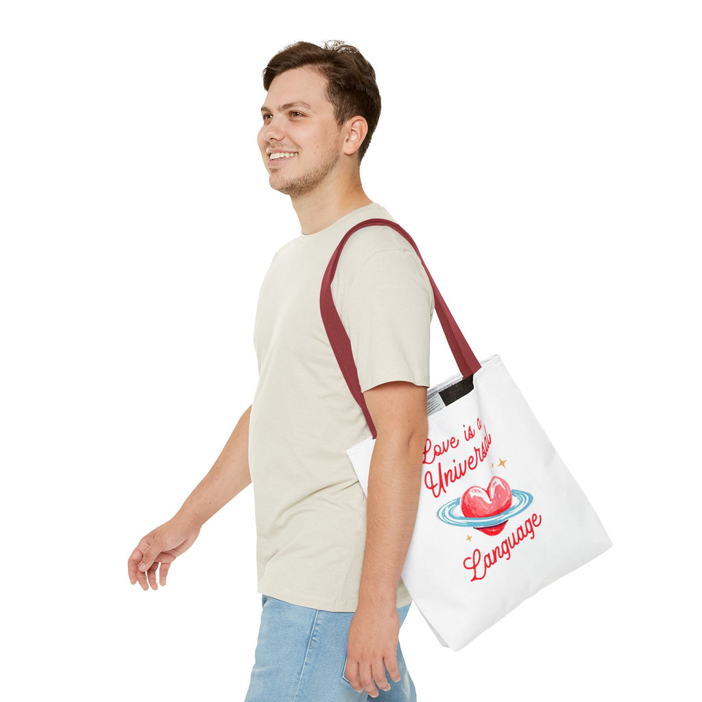 Love is a Universal Language Design - Tote Bag