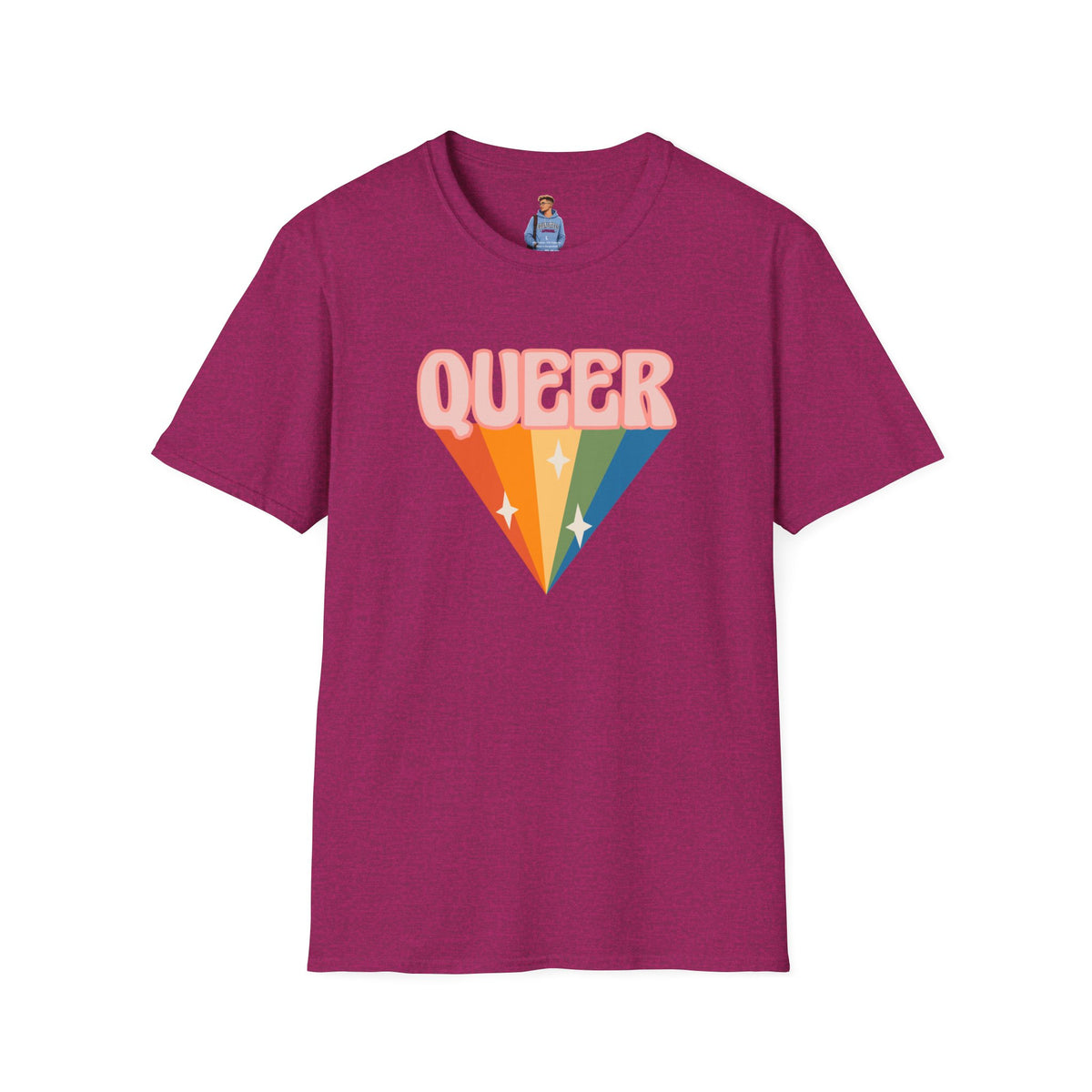 Queer Rainbow Sparkle Pride Tree Las Vegas T-Shirt