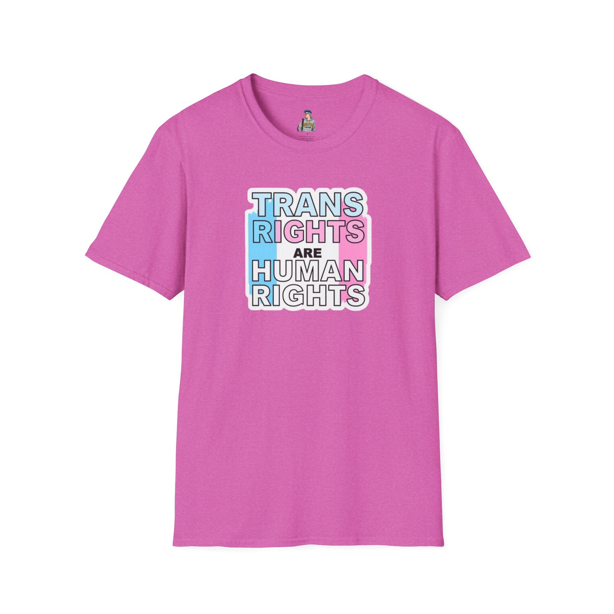 Trans Rights Unisex Softstyle T-Shirt - Support Equality & Trans Rights