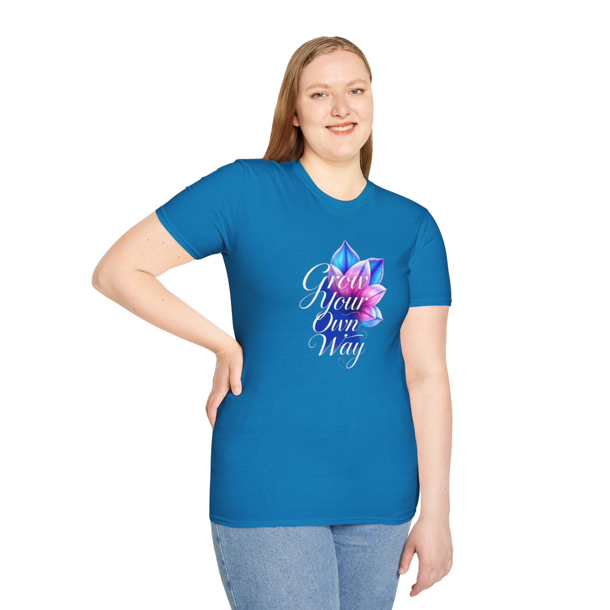 Empowerment Lotus, Grow Your Own Way T-Shirt