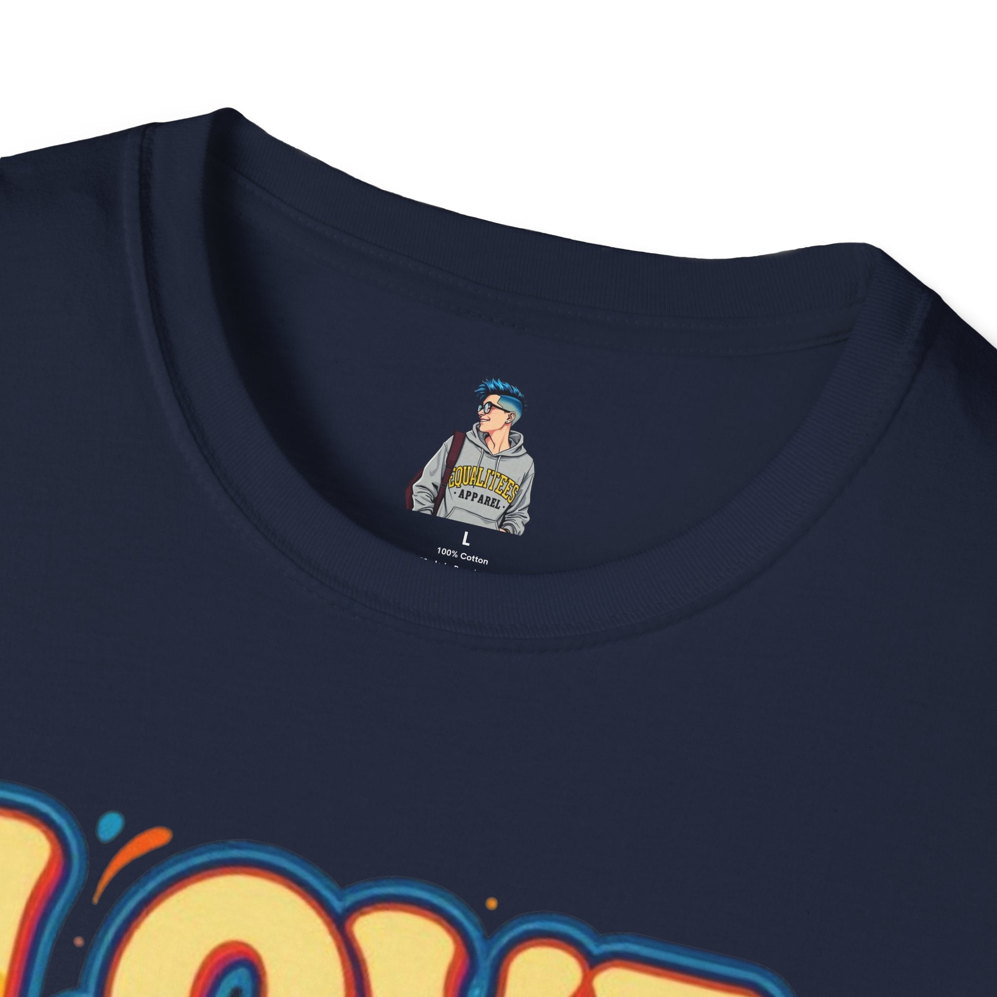 T-Shirt — "Love & Let Love" Retro Rainbow Peace Tee