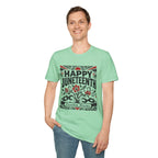 Juneteenth T-Shirt — "Happy Juneteenth" Floral Freedom Tee