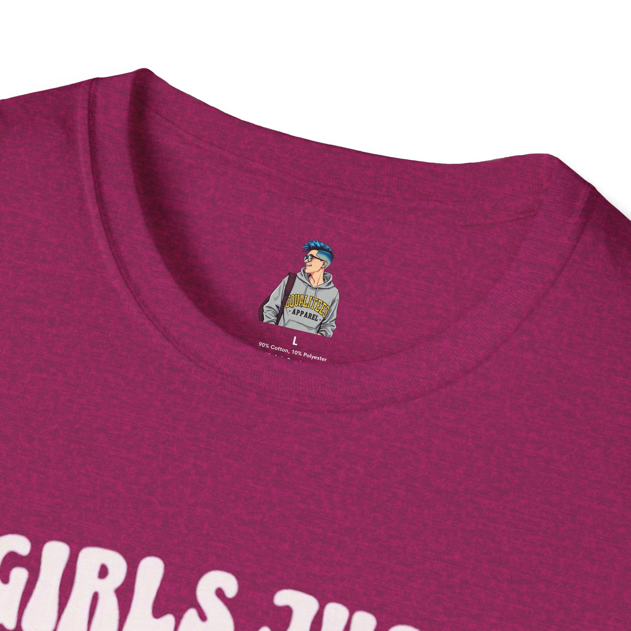 Girls Just Wanna Have Fundamental Human Rights Unisex Softstyle T-Shirt - EqualiTees.Me