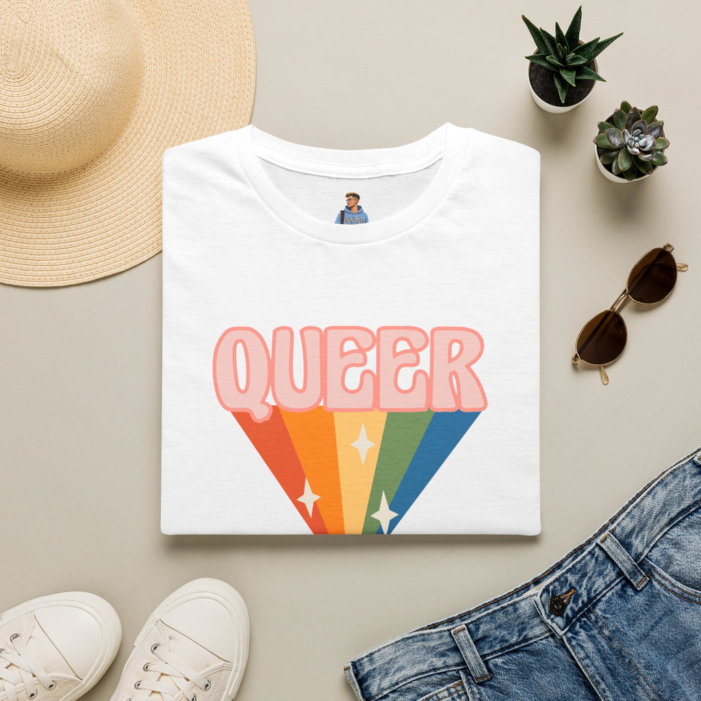 Queer Rainbow Sparkle Pride Tree Las Vegas T-Shirt