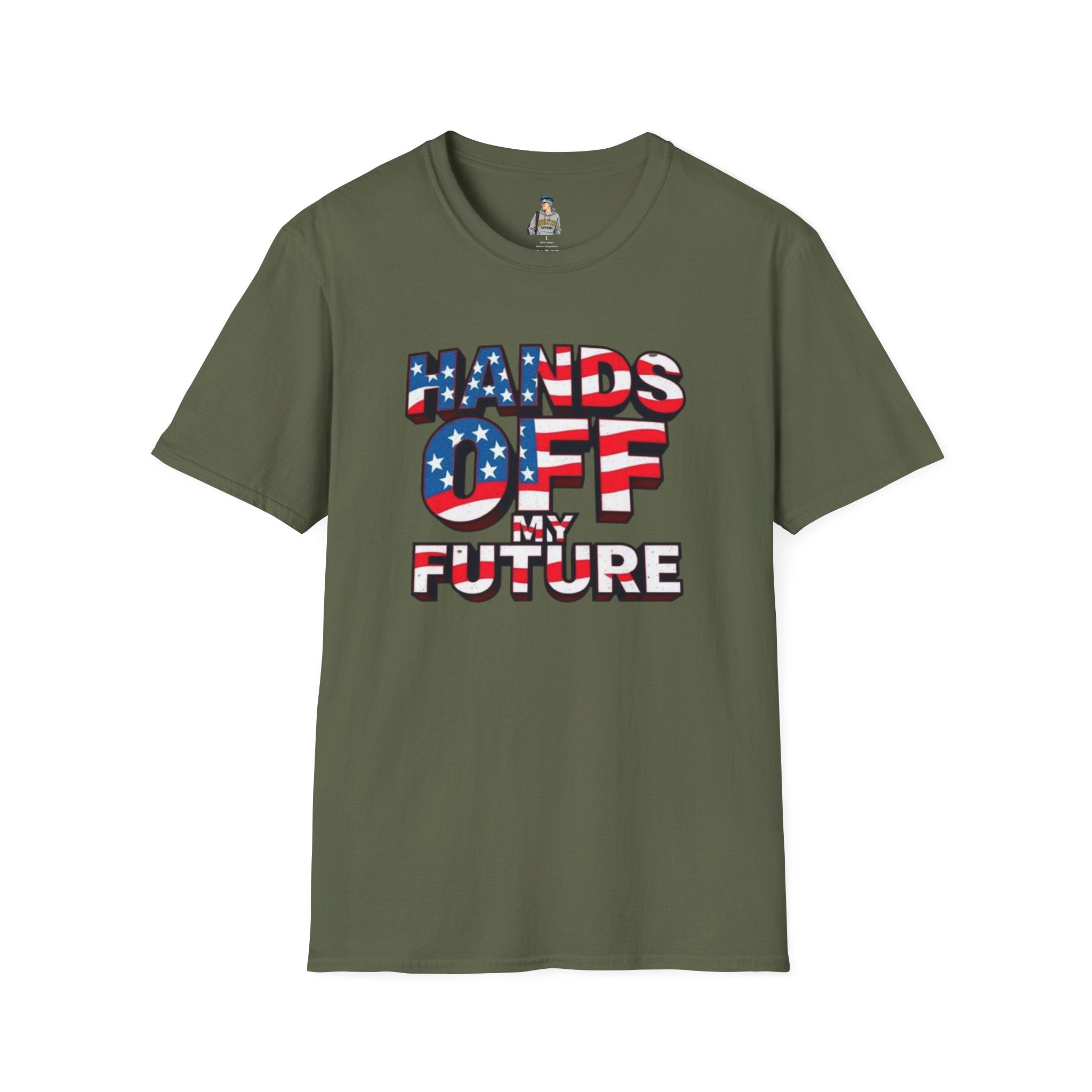 Hands Off My Future Political Statement Tee
