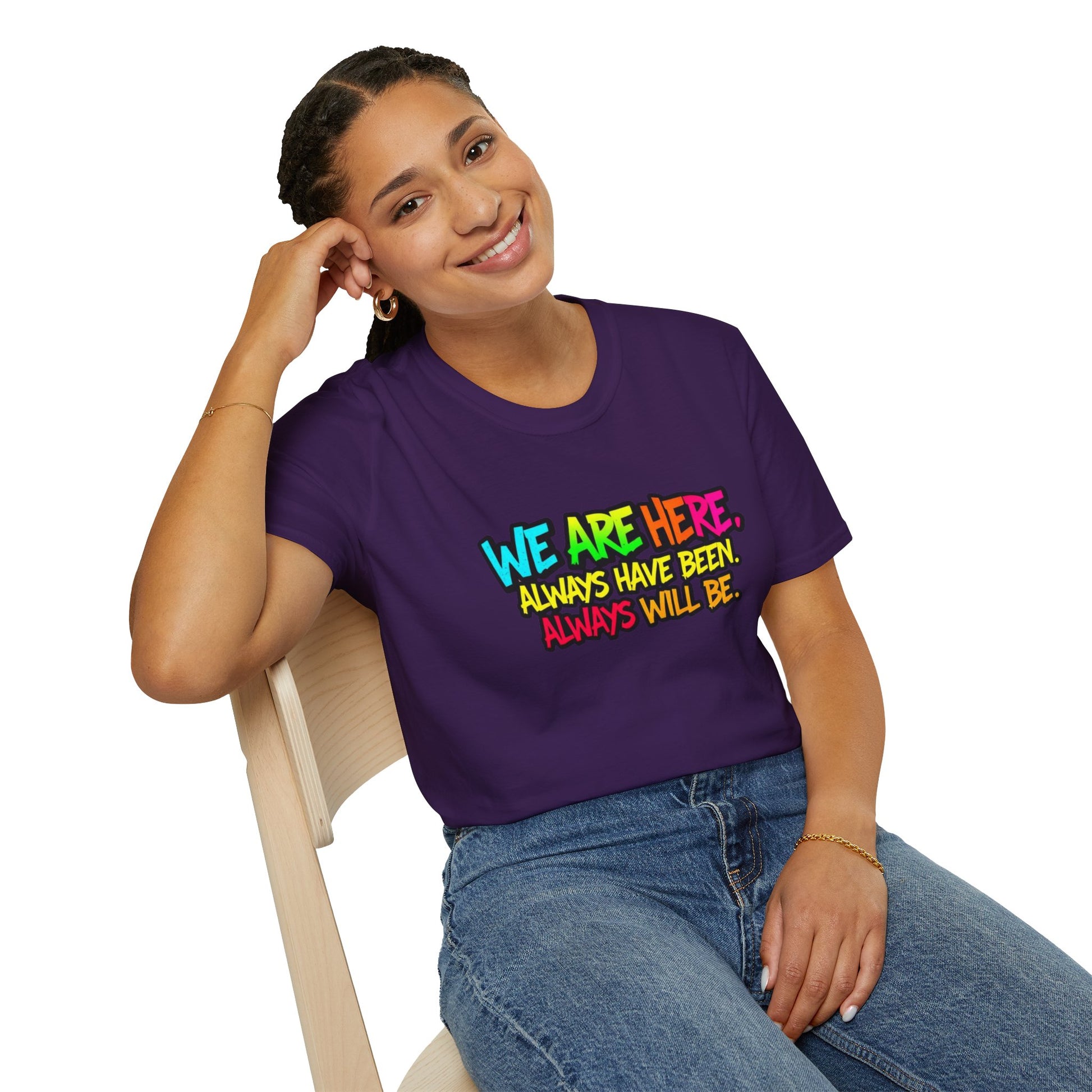 We are WHO We Are Just Leave Us tf Alone Pride Tee
