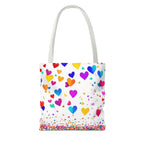 Falling Hearts Tote Bag