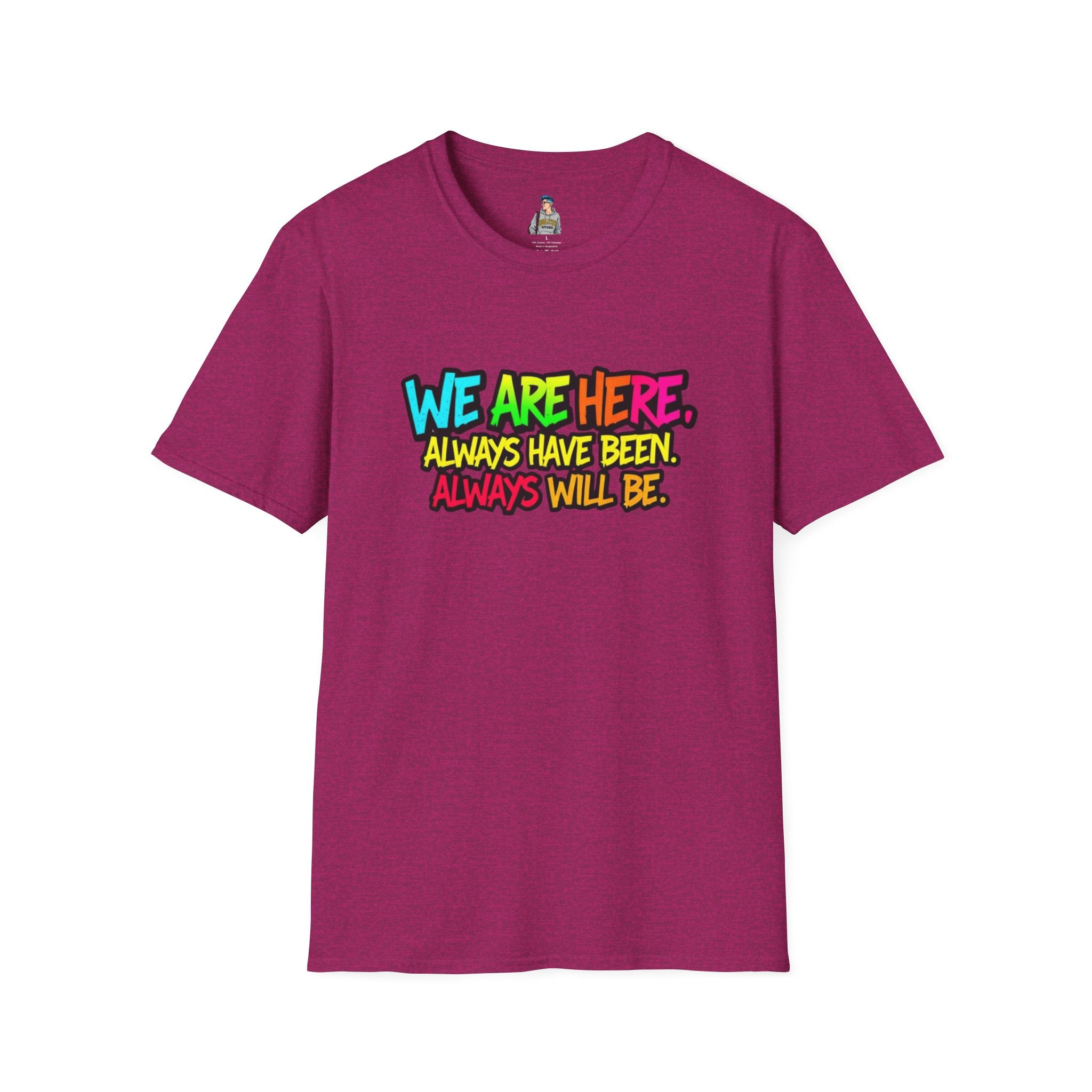 We are WHO We Are Just Leave Us tf Alone Pride Tee