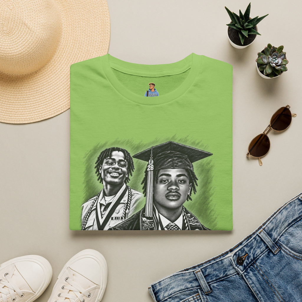 Double Portrait Front - In Memory of Pierre Damas Bel T-Shirt