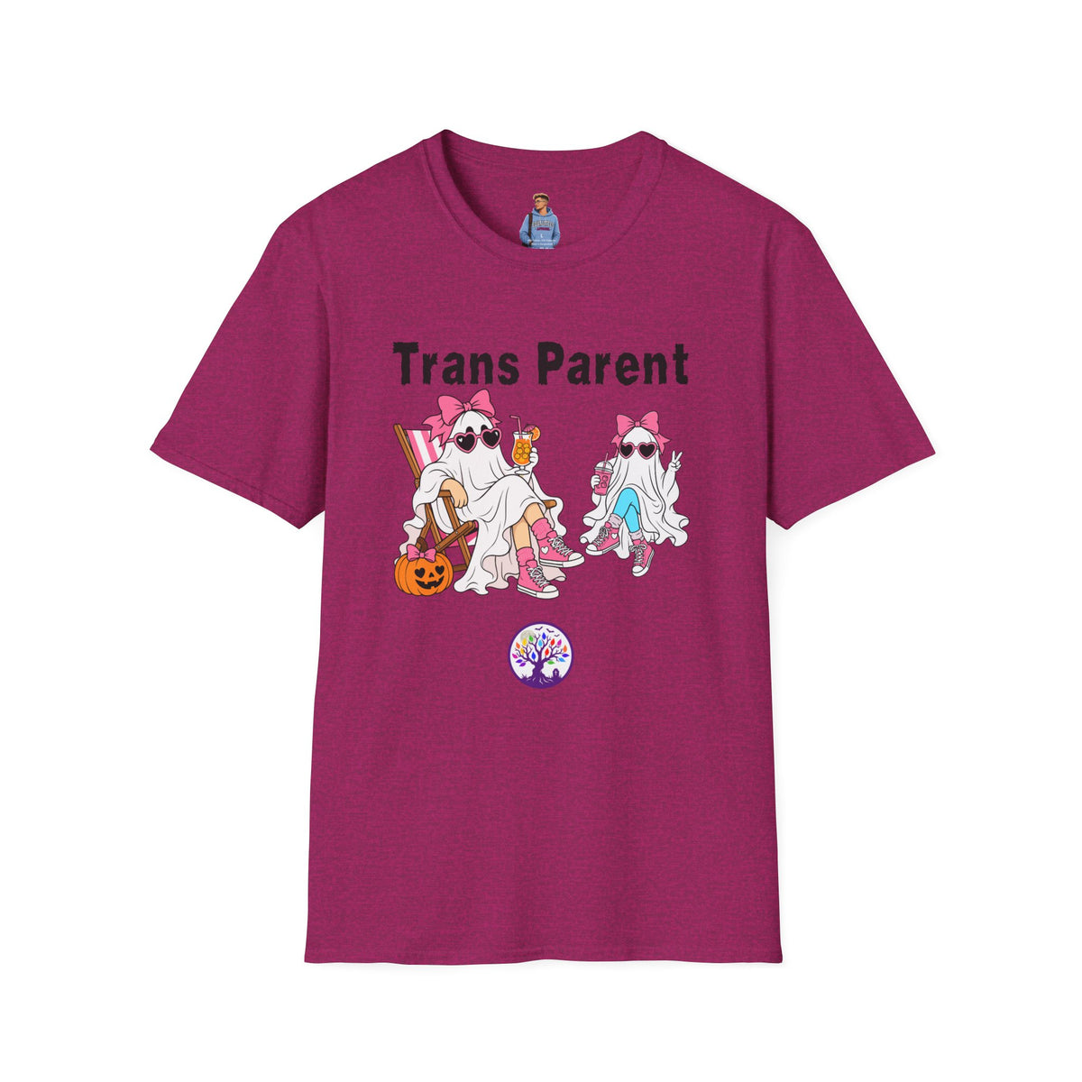 Trans Parent 1 Halloween Pride Tree Las Vegas T-Shirt